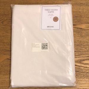 White linen Tablecloth